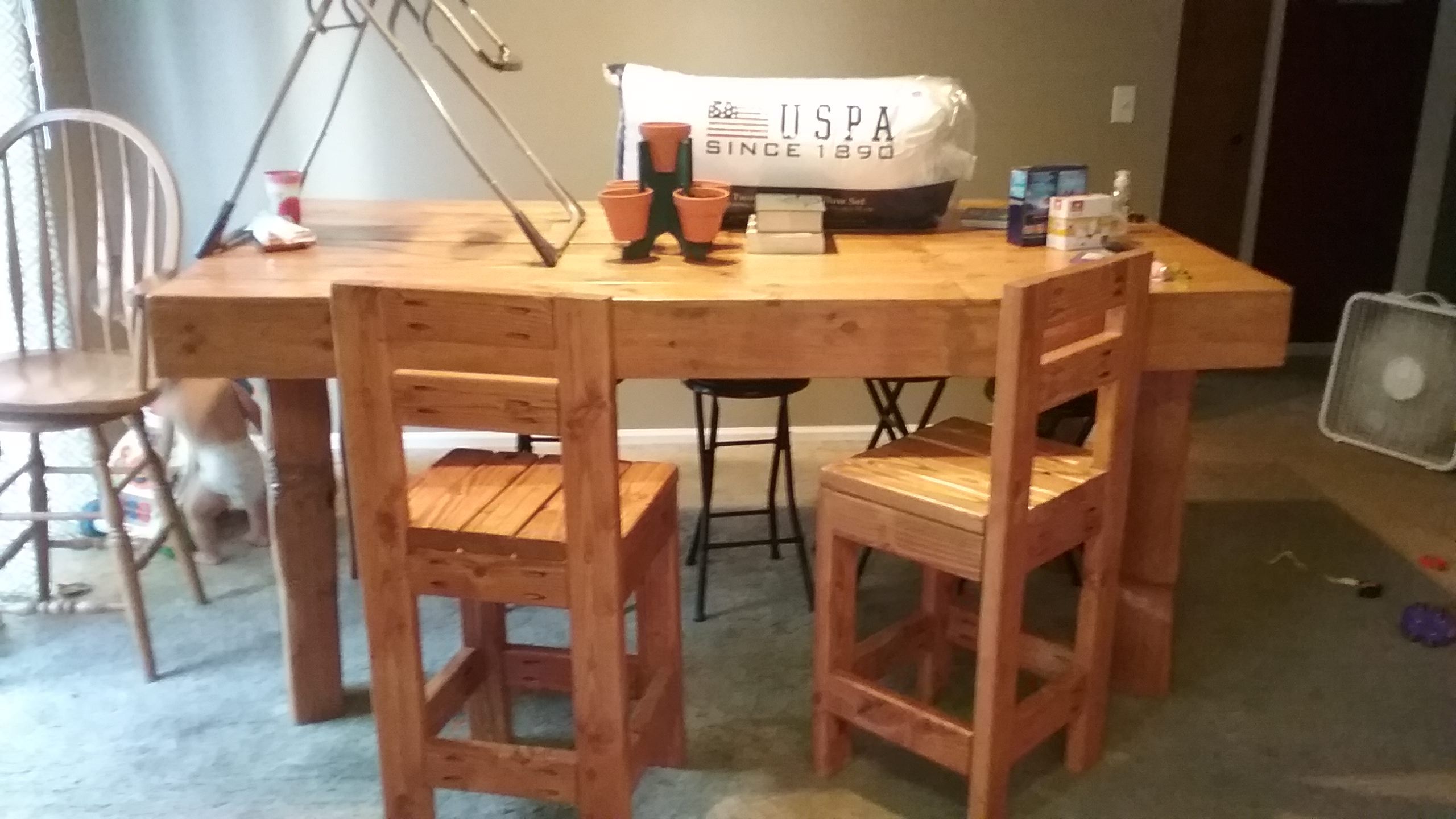 kitchen table from pallets